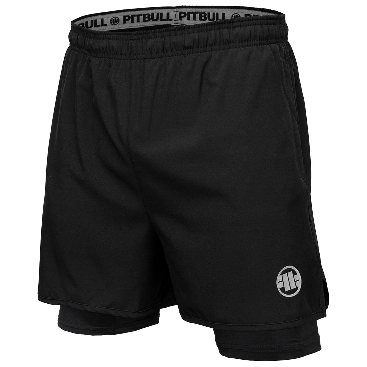 Szorty Pitbull Mesh New Logo - Black