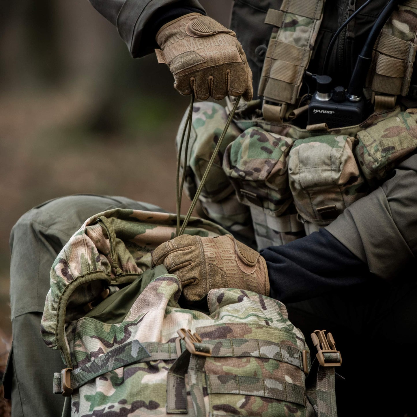 Rękawice Mechanix Precision Pro High-Dexterity Grip - Coyote