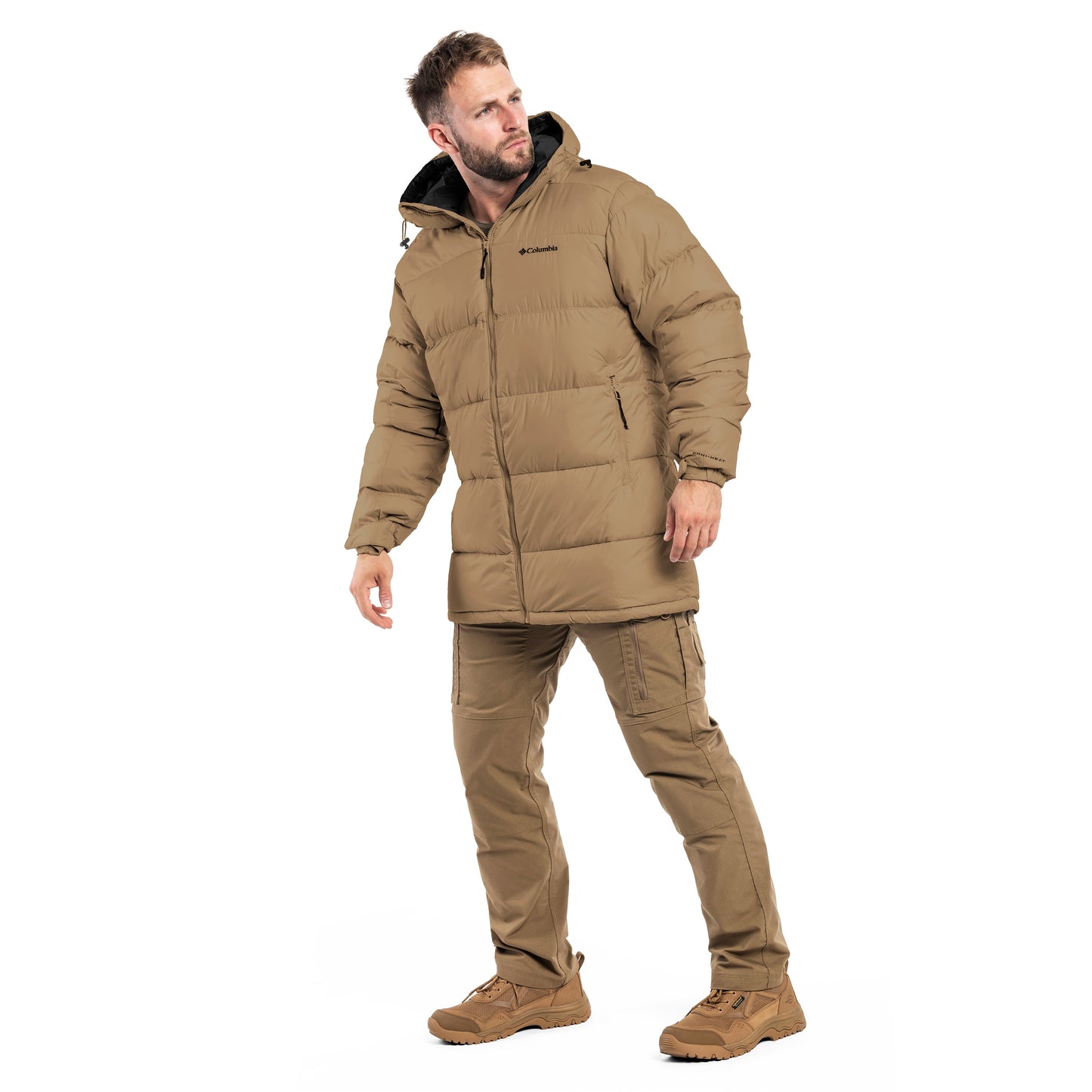 Kurtka Columbia Pike Lake Puffer Parka - Delta