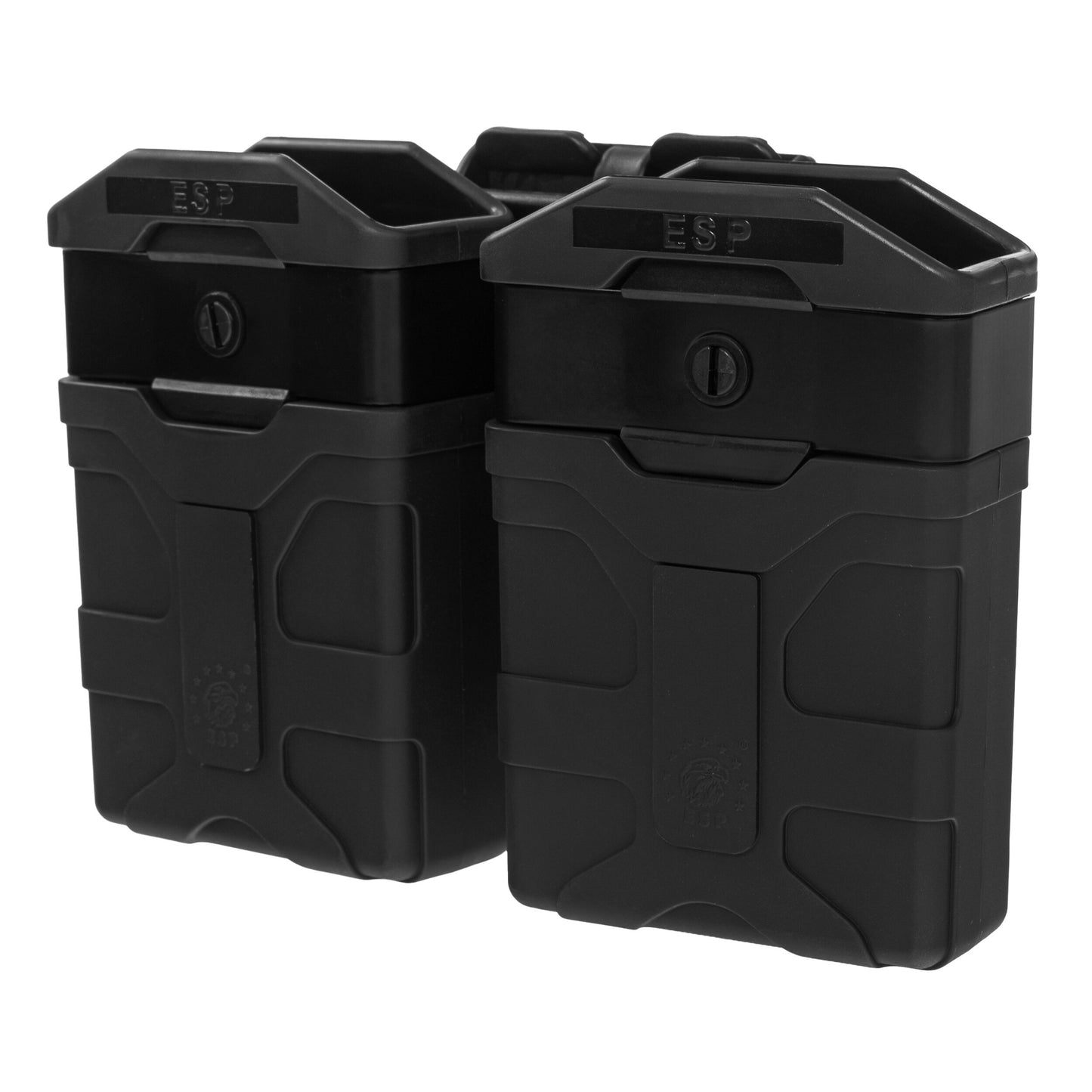 Podwójna ładownica obrotowa ESP z montażem UBC-04-2 na magazynki do AR-15 - Black