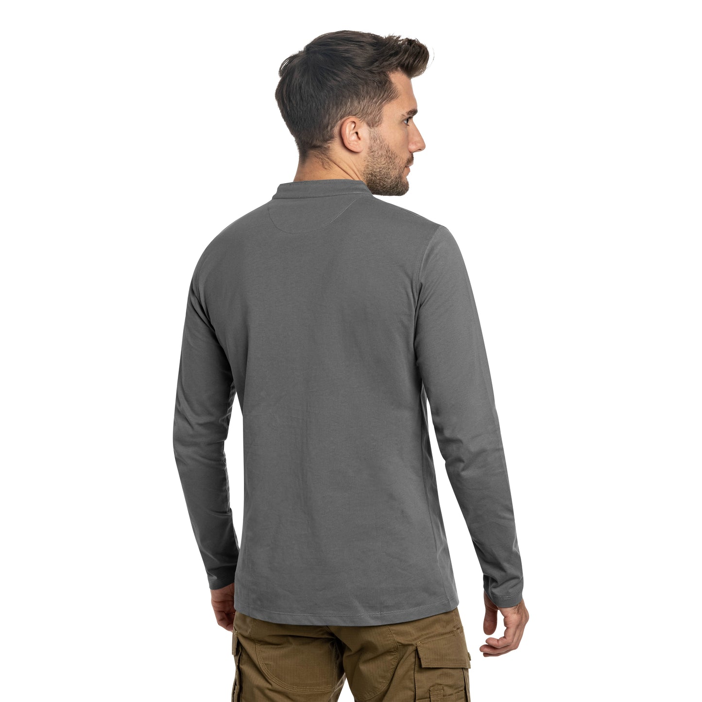 Koszulka Pentagon Romeo Henley 2.0 - Wolf Grey