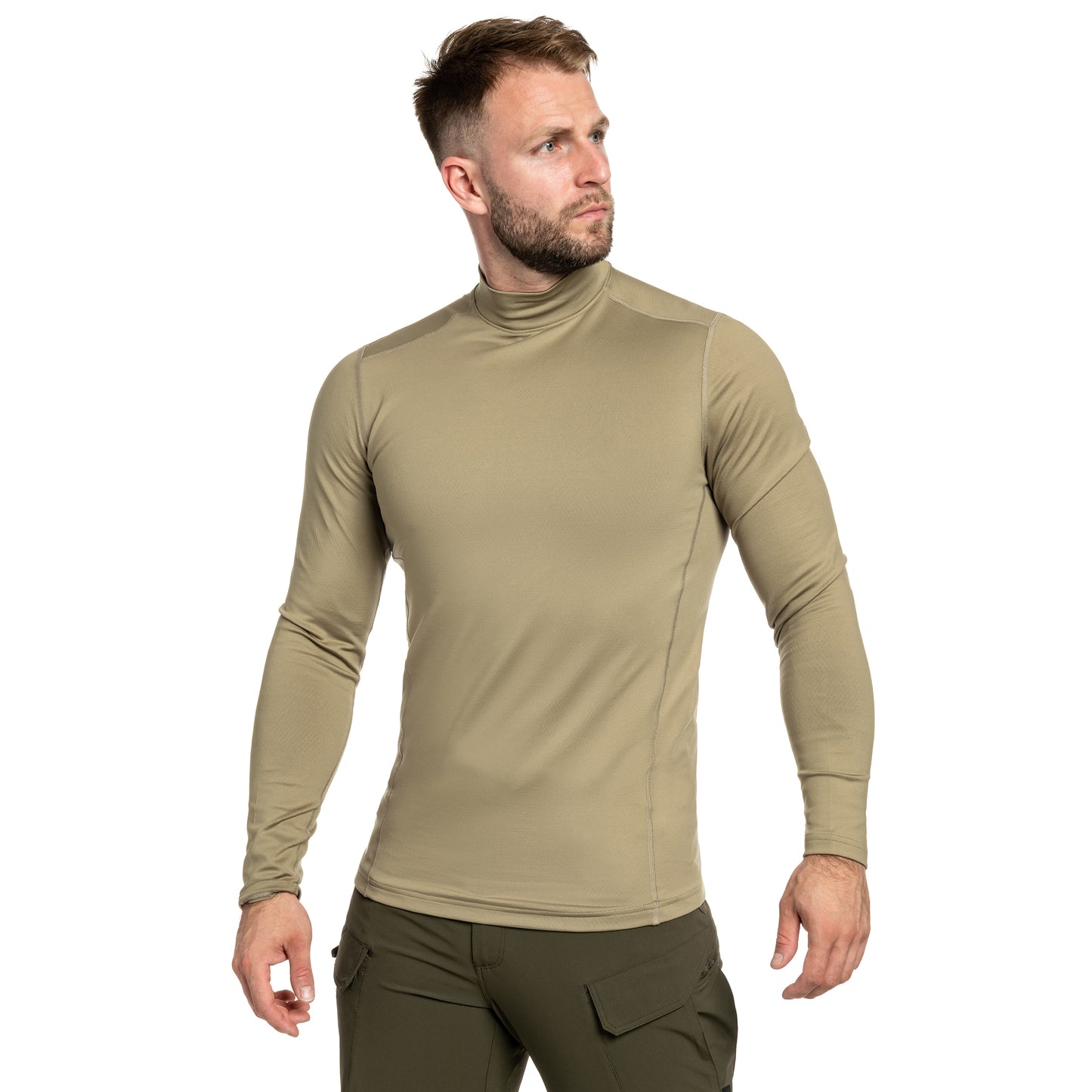 Koszulka termoaktywna Under Armour Tactical ColdGear Infrared Base Mock - Coyote