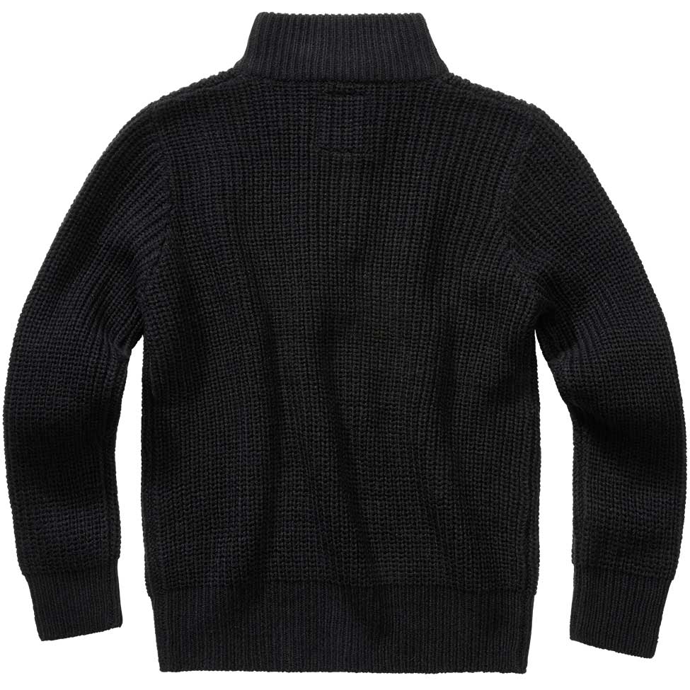 Sweter dziecięcy Brandit Marine Troyer Pullover - Black