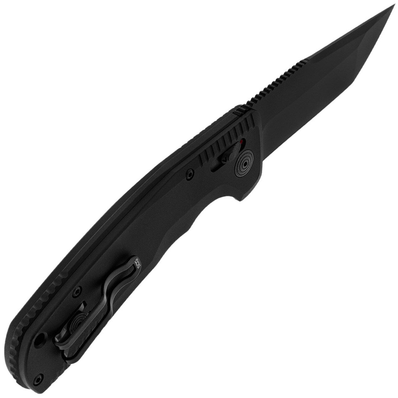 Nóż sprężynowy SOG-TAC AU Tanto - Black