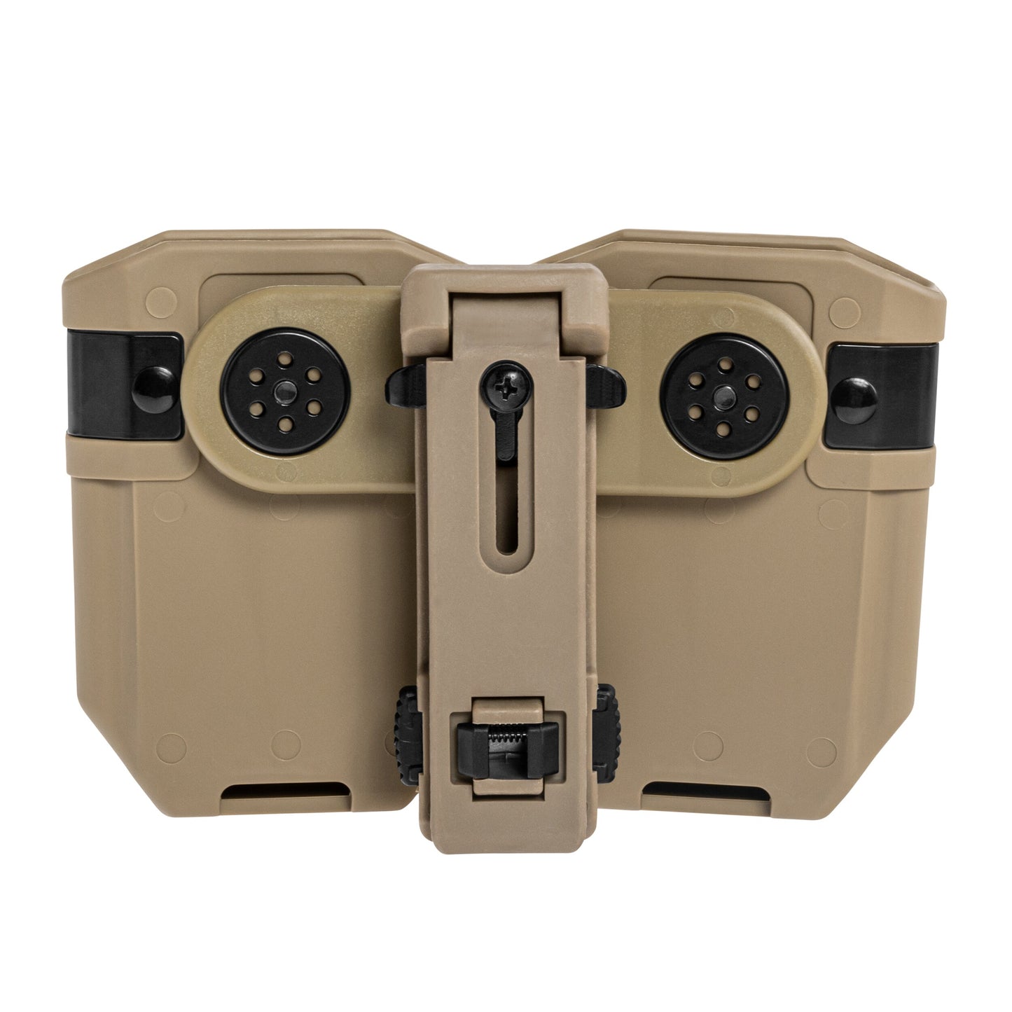 Podwójna ładownica obrotowa ESP z montażem UBC-02 na magazynki AK - Khaki