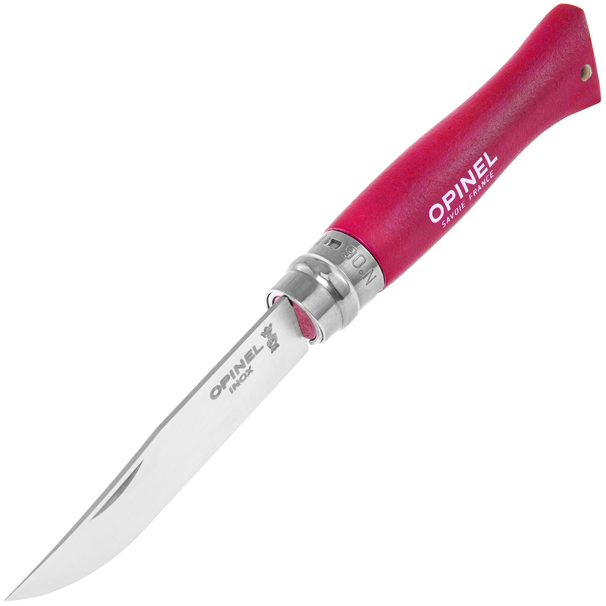 Nóż składany Opinel No.6 Colorama Inox - Strawberry
