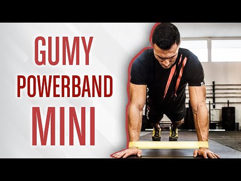 Guma oporowa do ćwiczeń DBX Bushido 15-22 kg - Czerwona