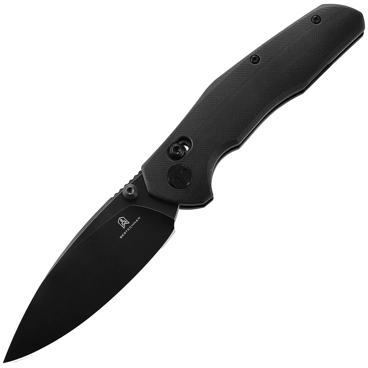 Nóż składany Bestechman Ronan Black Titanized Stonewash - Black
