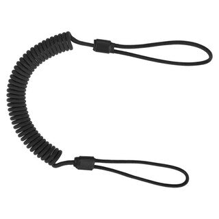 Smycz taktyczna EDCX z pętlami Paracord - czarna - 2281