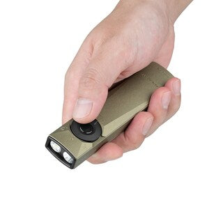 Latarka ze wskaźnikiem laserowym Olight Arkfeld Ultra UV Cool White OD Green - 1400 lumenów