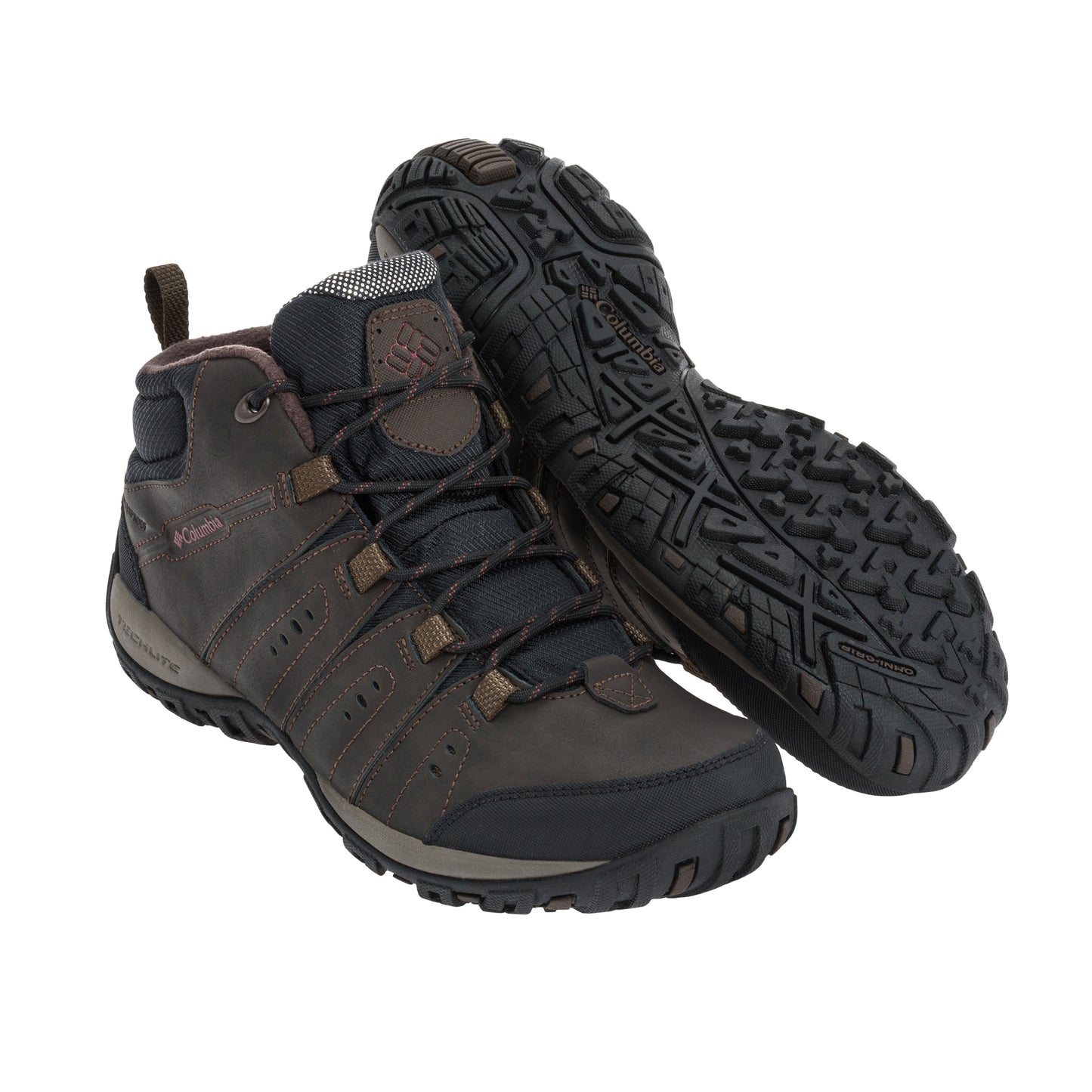 Buty Columbia Woodburn II Mid Waterproof - Cordovan/Garnet Red