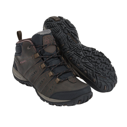 Buty Columbia Woodburn II Mid Waterproof - Cordovan/Garnet Red