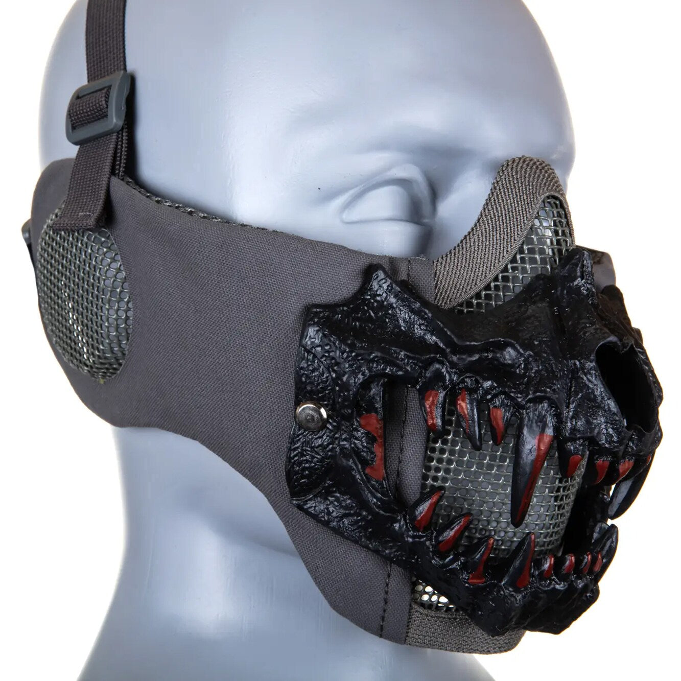 Maska ochronna typu Stalker Wosport EVO Plus Fangs Ear Protection - Grey