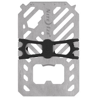 Multitool Nite Ize FinancialTool Wallet II - stalowy