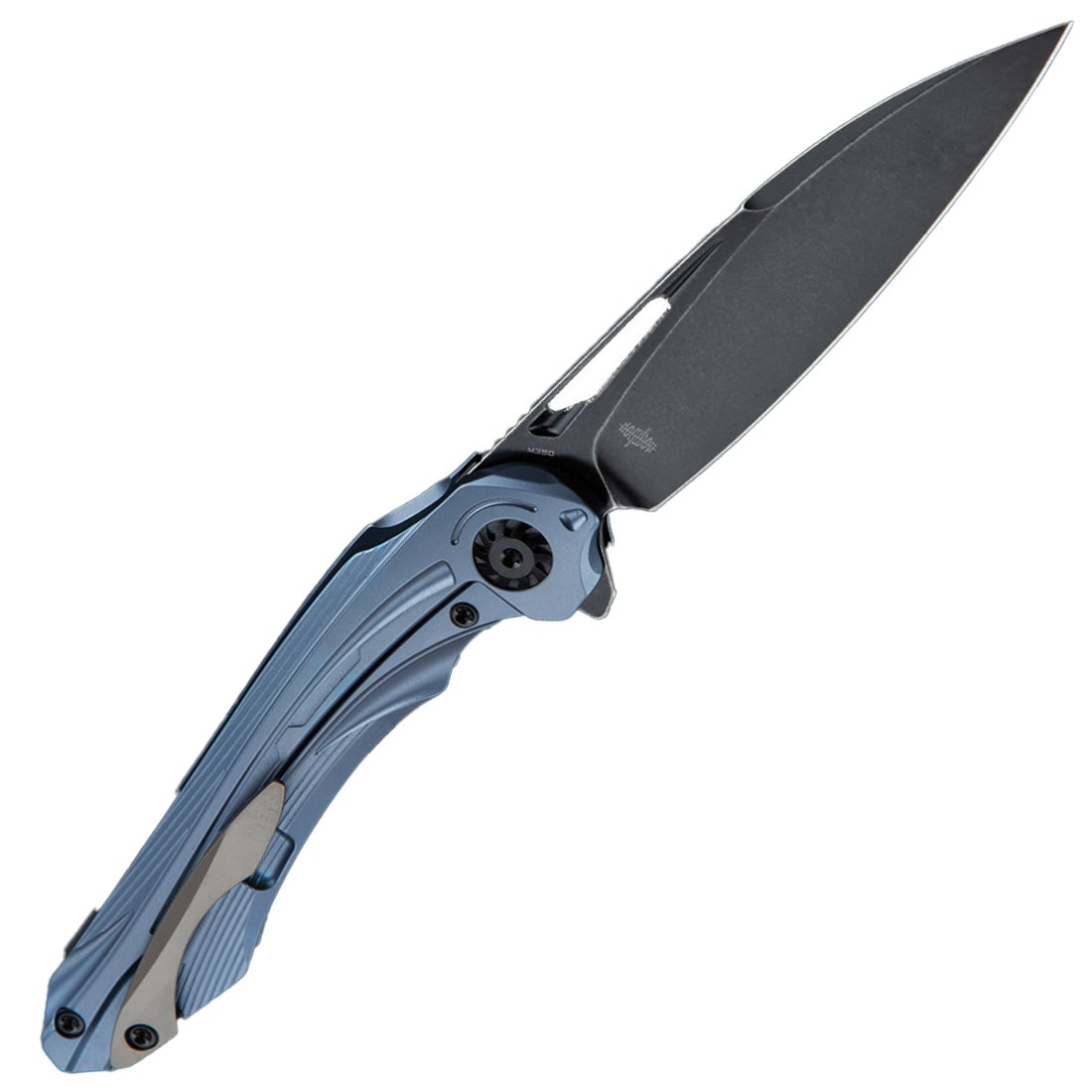 Nóż składany Bestech Knives Wibra - Blue/Black Blade
