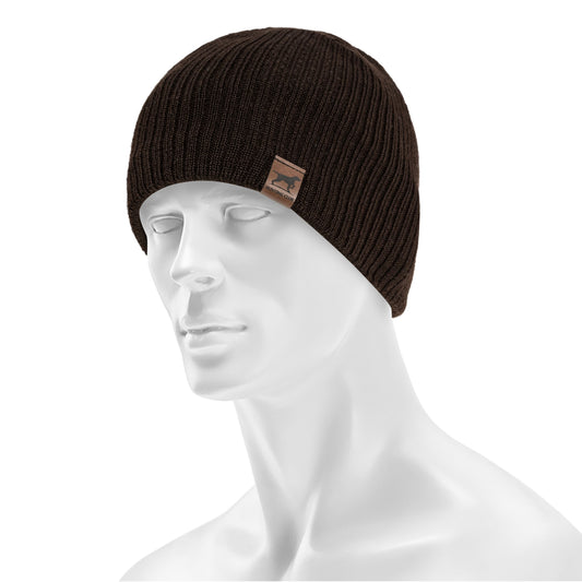 Czapka zimowa Agbo Merino Bird - Brązowa