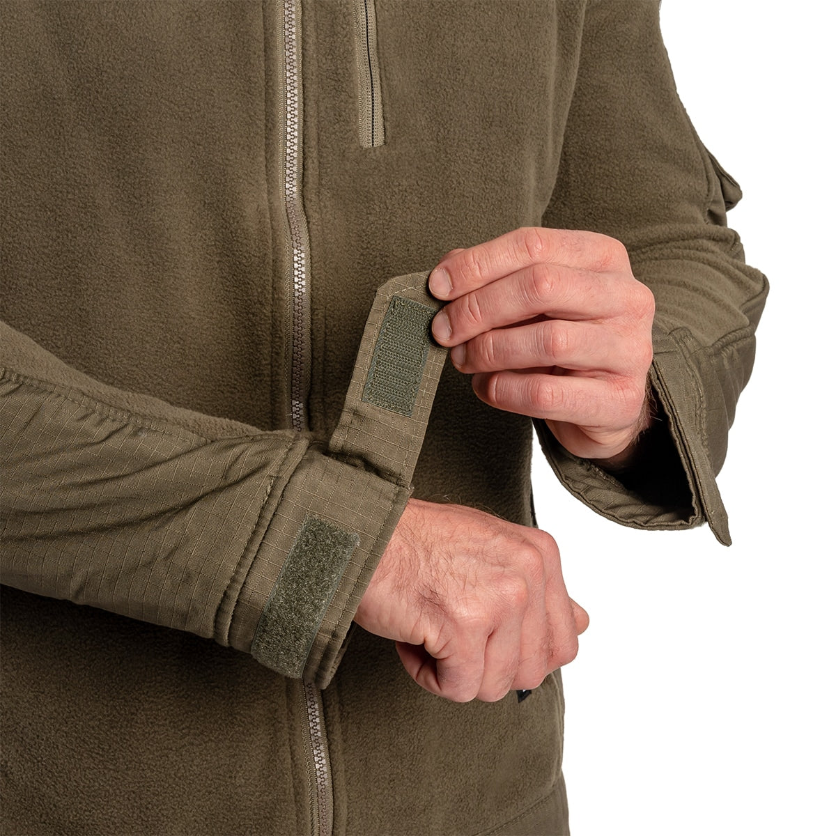 Polar Brandit Fleecejacket Ripstop - Olive
