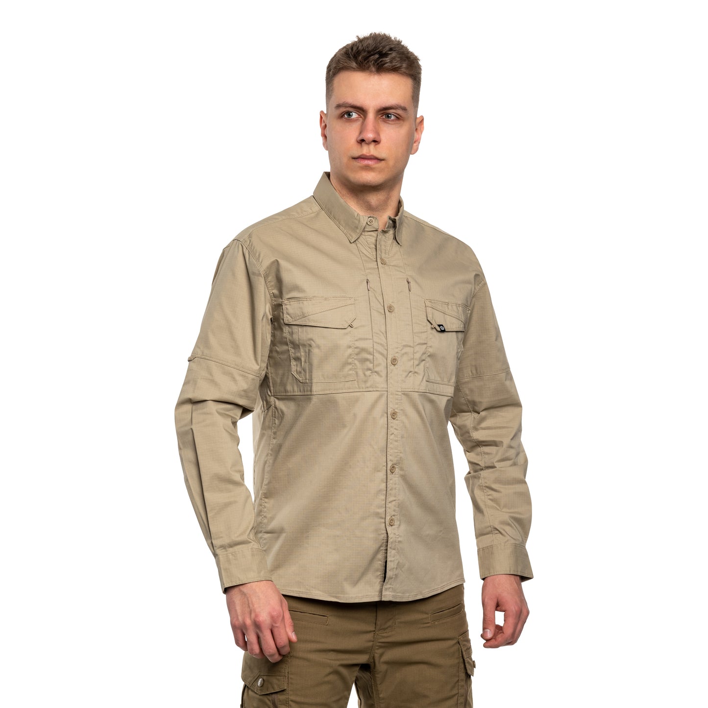 Koszula taktyczna Pentagon Plato Long Sleeve - Khaki