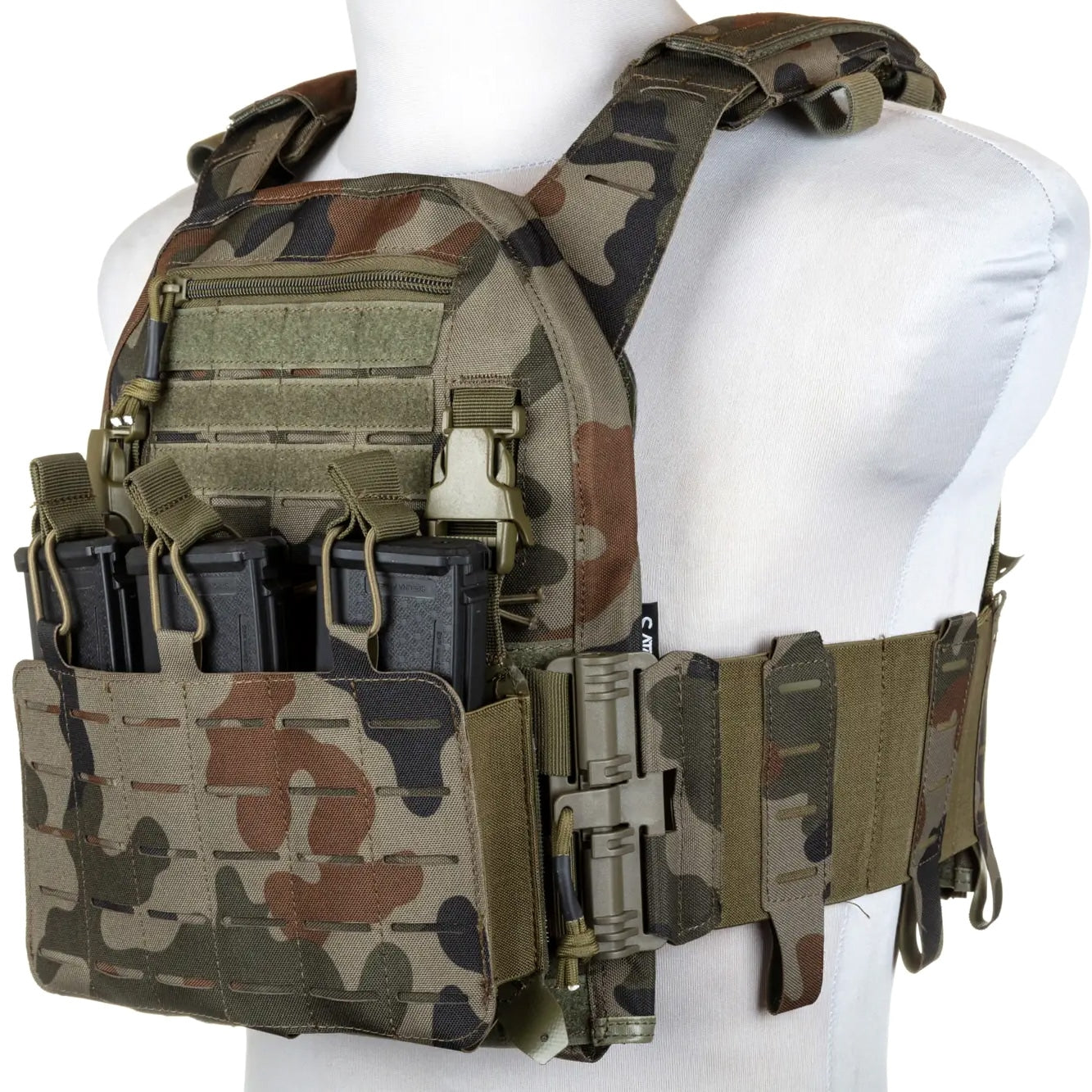 Kamizelka taktyczna Specna Arms QR II Tactical Plate Carrier - wz.93 Pantera PL Woodland