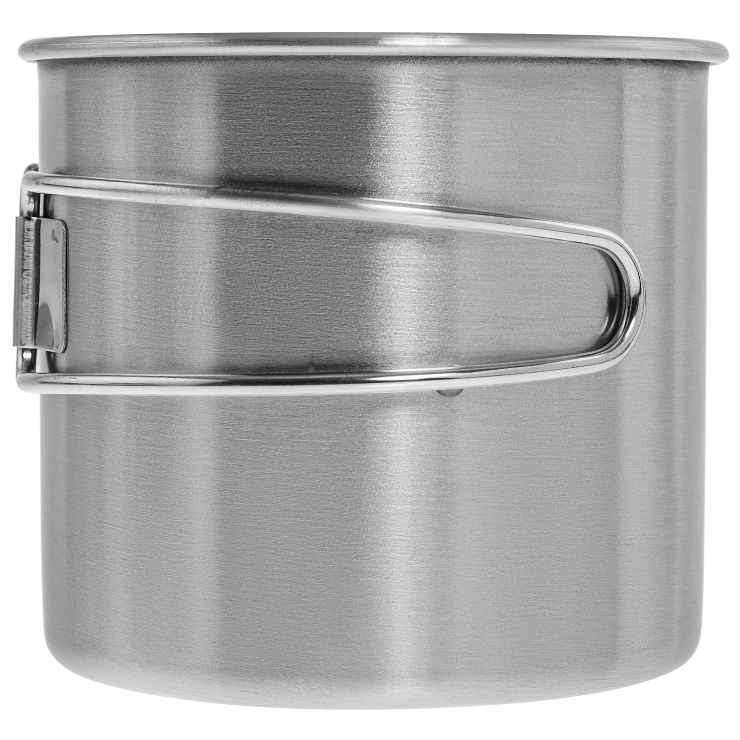 Kubek stalowy Mil-Tec ze skladanym uchwytem 600 ml