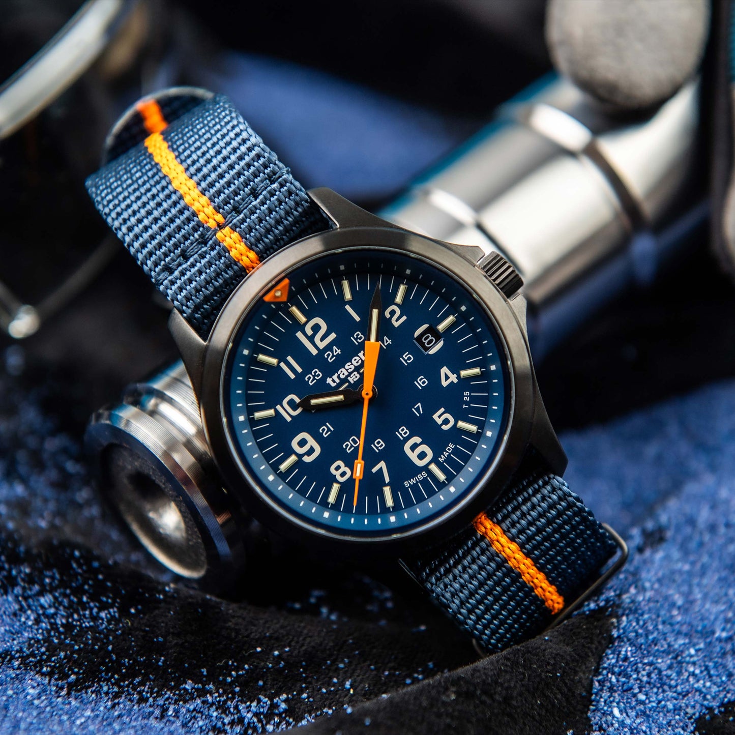Zegarek Traser P67 Officer Pro TS - Blue/Orange