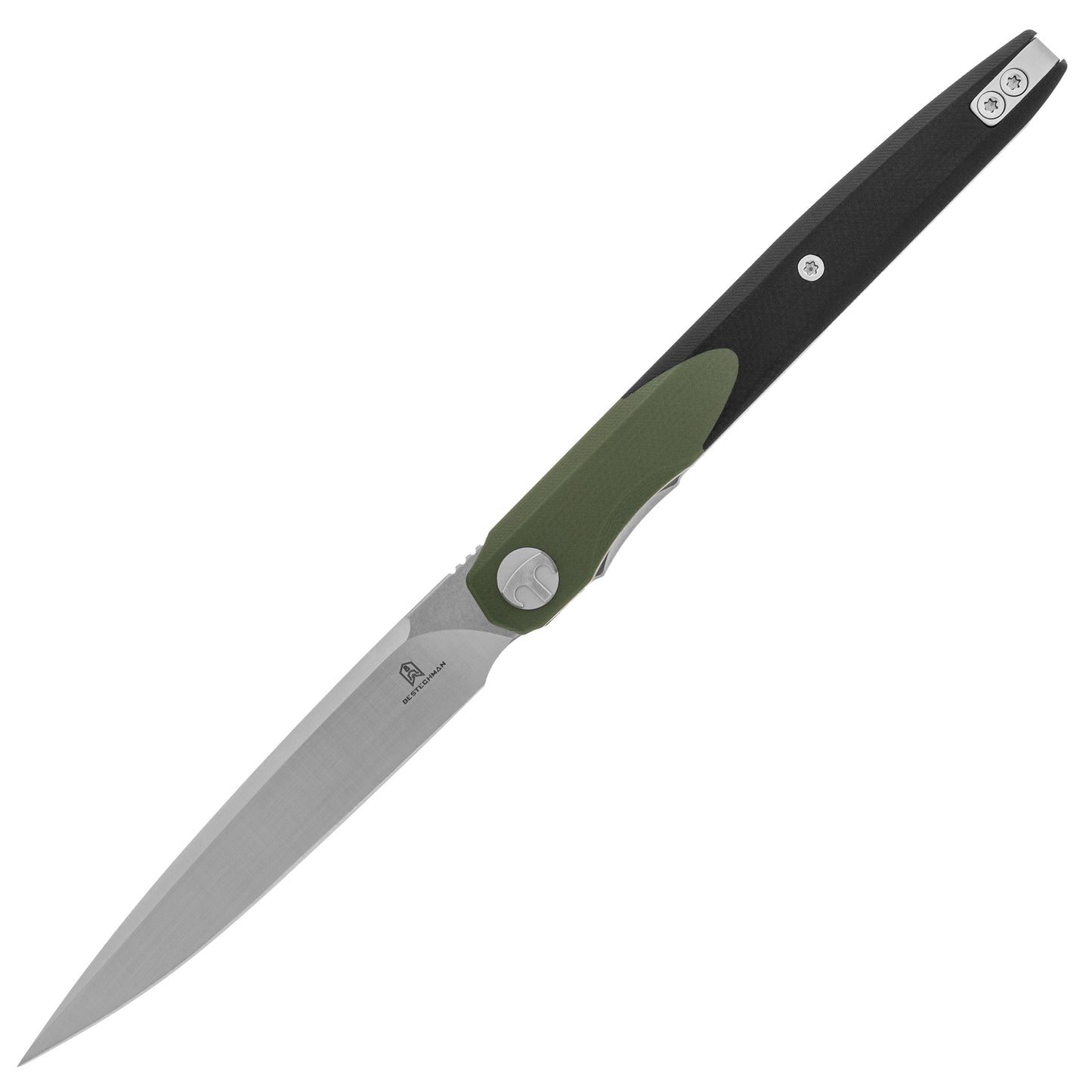 Nóż składany Bestechman Lanza G10 - Black/Olive