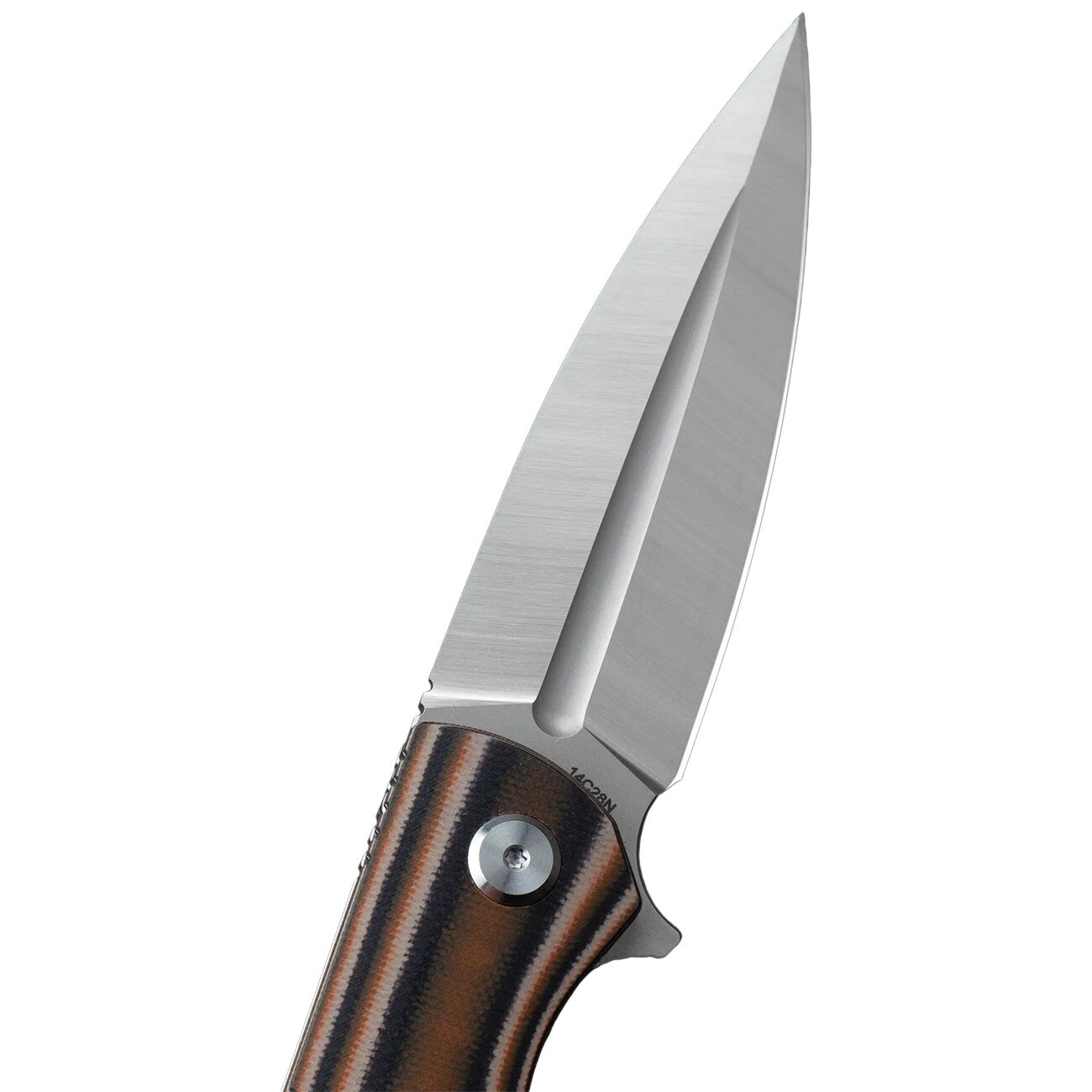 Nóż składany Bestech Knives Fin Satin - Black/Orange/Beige
