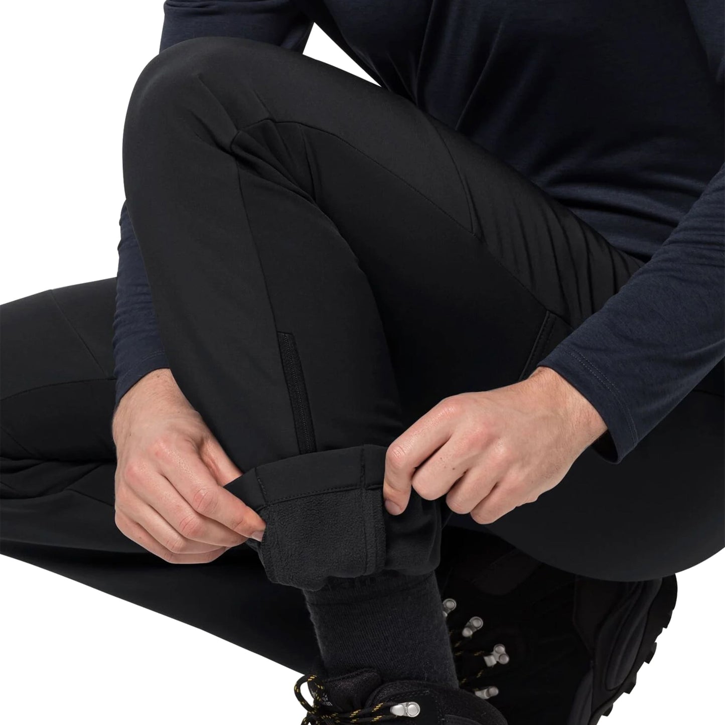 Spodnie Jack Wolfskin Softshell Stollberg - Black