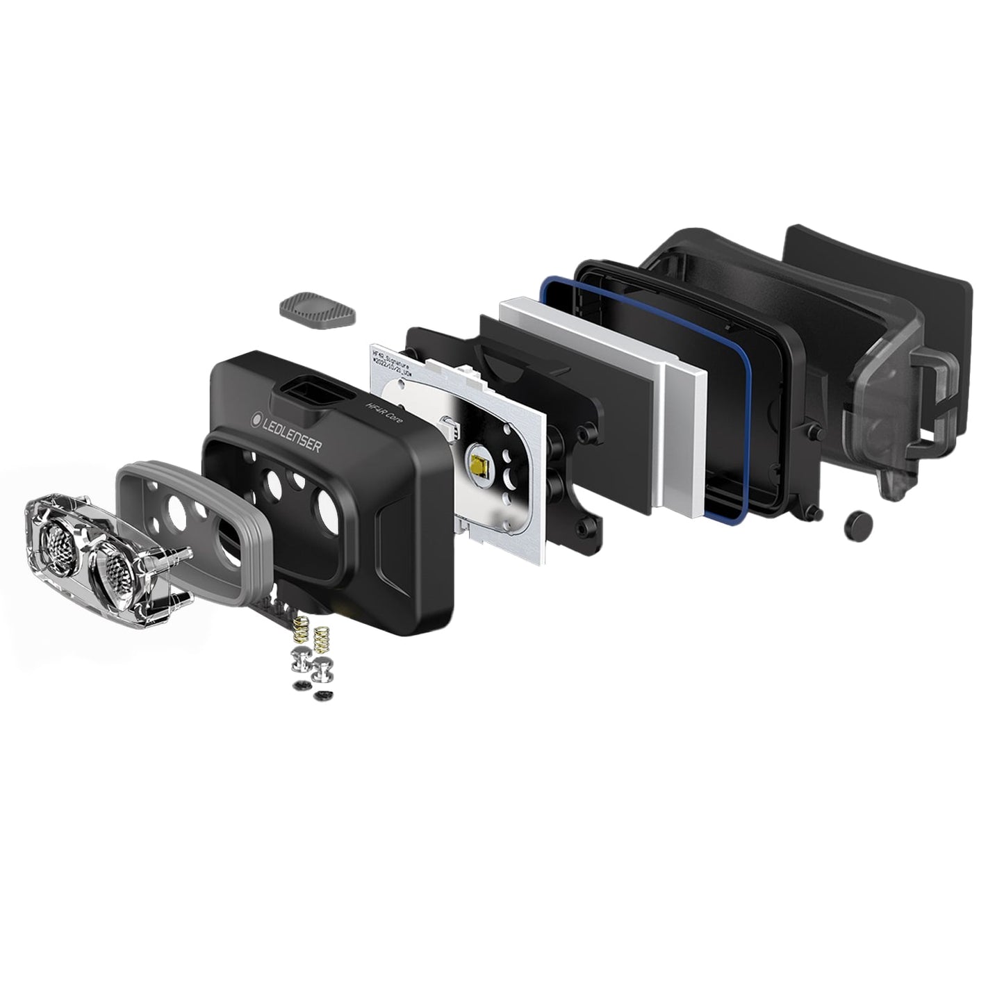 Latarka czołowa Ledlenser HF4R Core Black - 500 lumenów