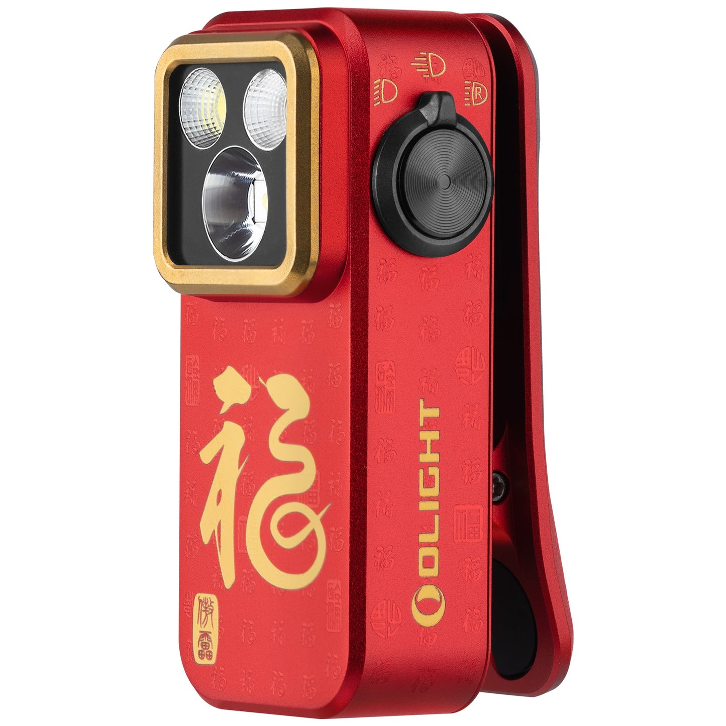 Latarka akumulatorowa Olight Oclip Pro Fortune Snake Special Edition - 500 lumenów