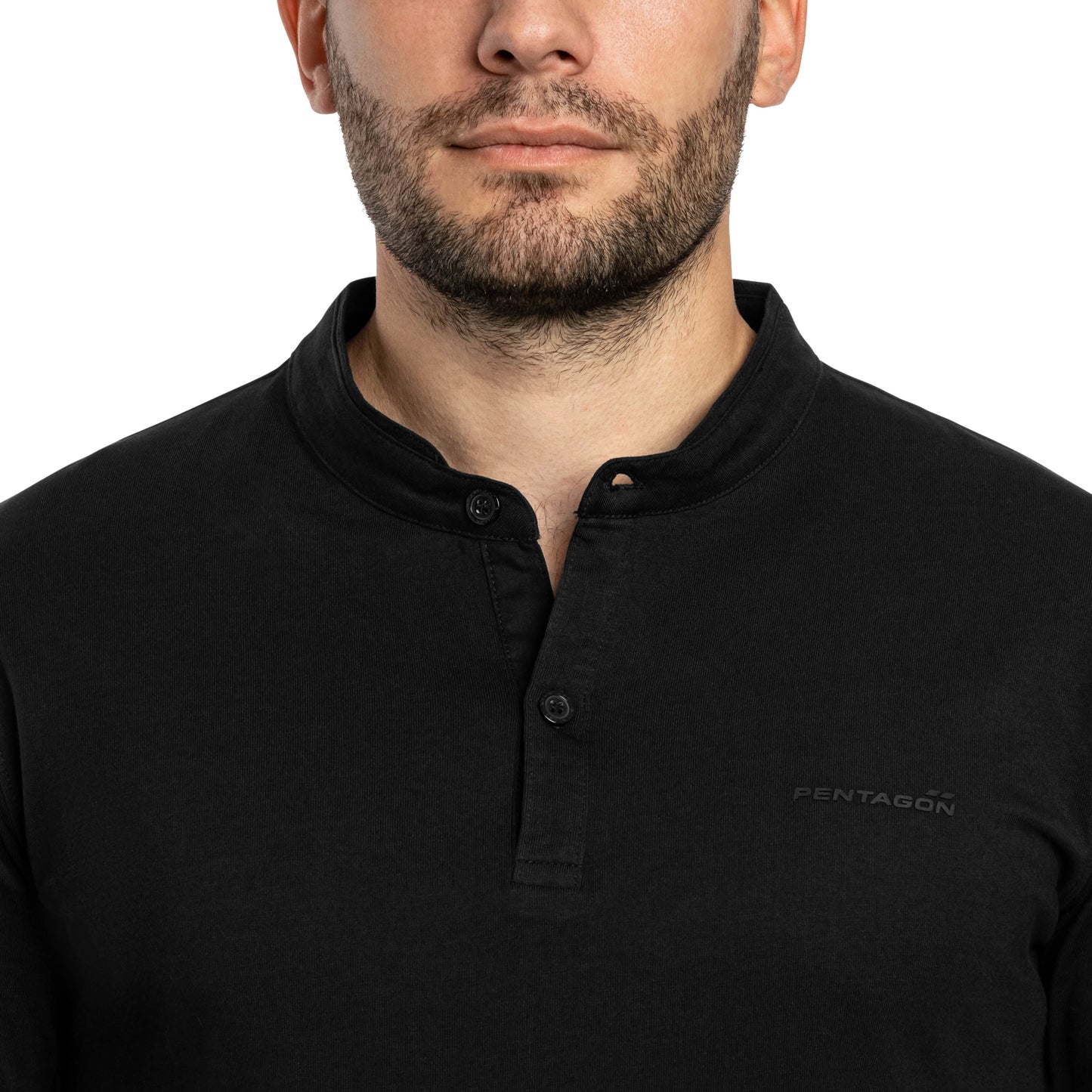 Koszulka Pentagon Romeo Henley 2.0 - Black