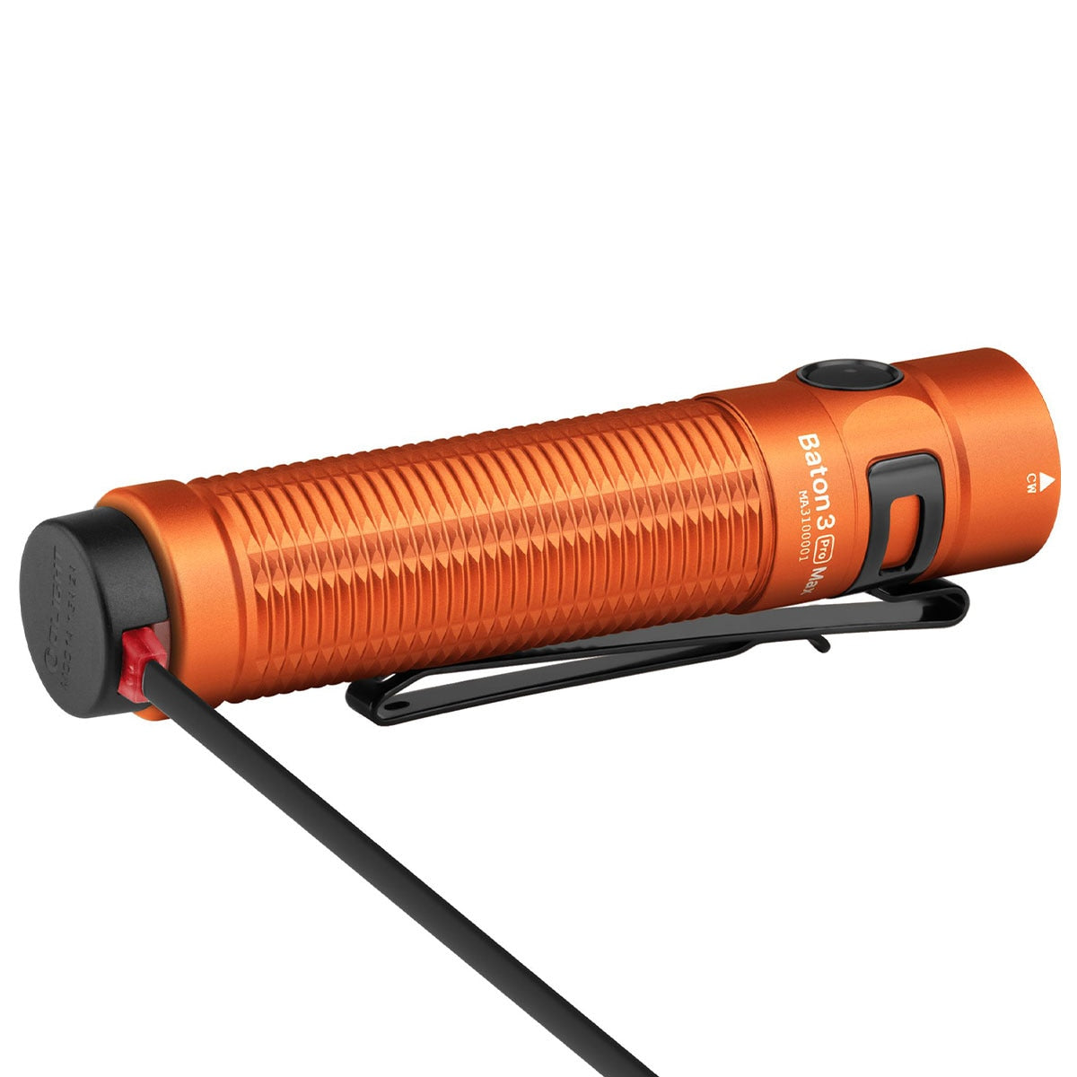 Latarka akumulatorowa Olight Baton 3 Pro Max Cool White Orange - 2500 lumenów