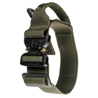 Obroża taktyczna dla psa K9 Thorn Cobra Bravo olive - pies olbrzymi