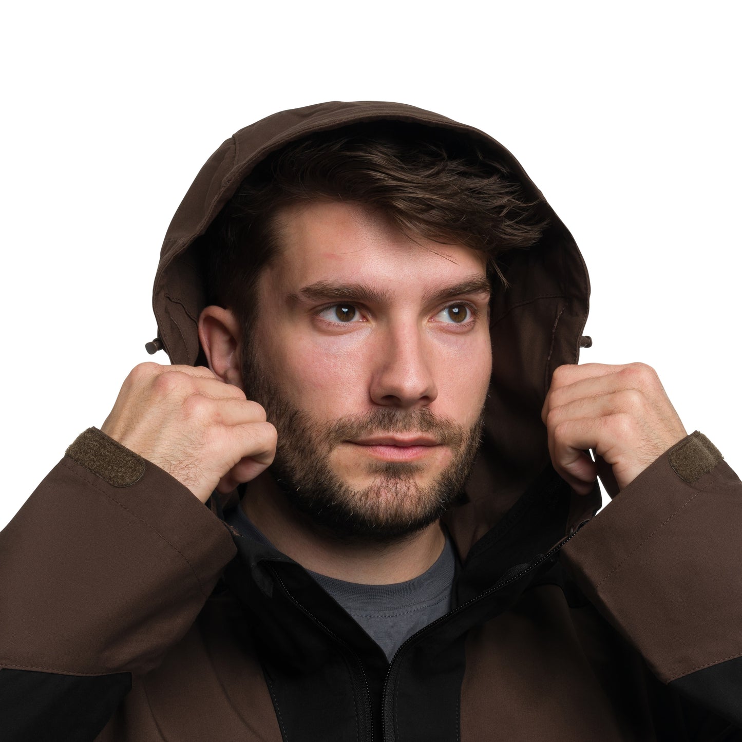 Kurtka Helikon Woodsman Anorak - Earth Brown/Black
