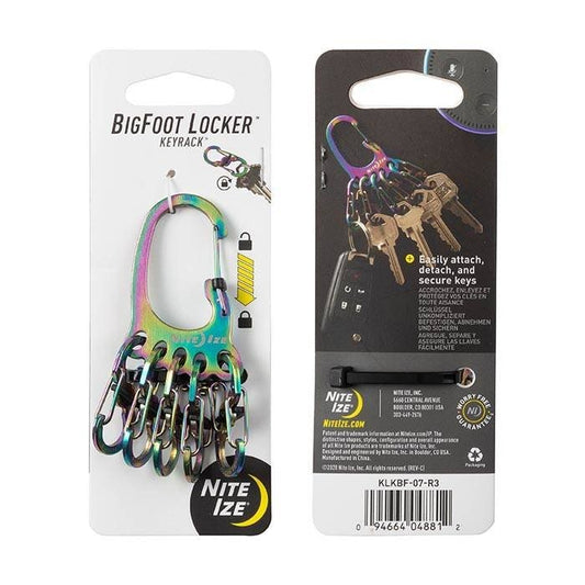 Brelok Nite Ize BigFoot Locker KeyRack Spectrum
