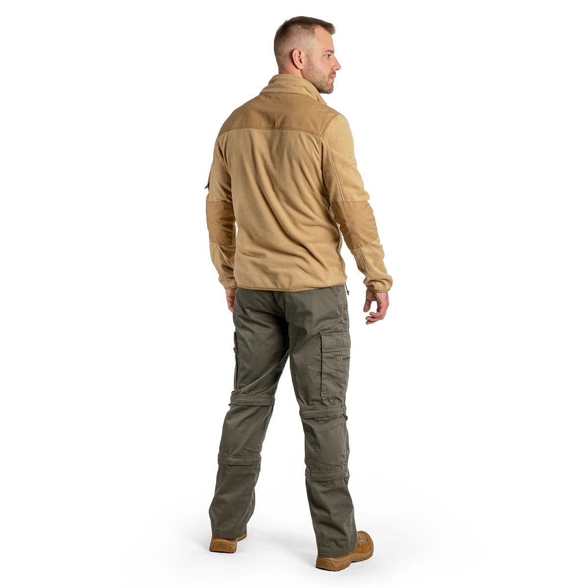 Polar Brandit Fleece Troyer Ripstop - Coyote