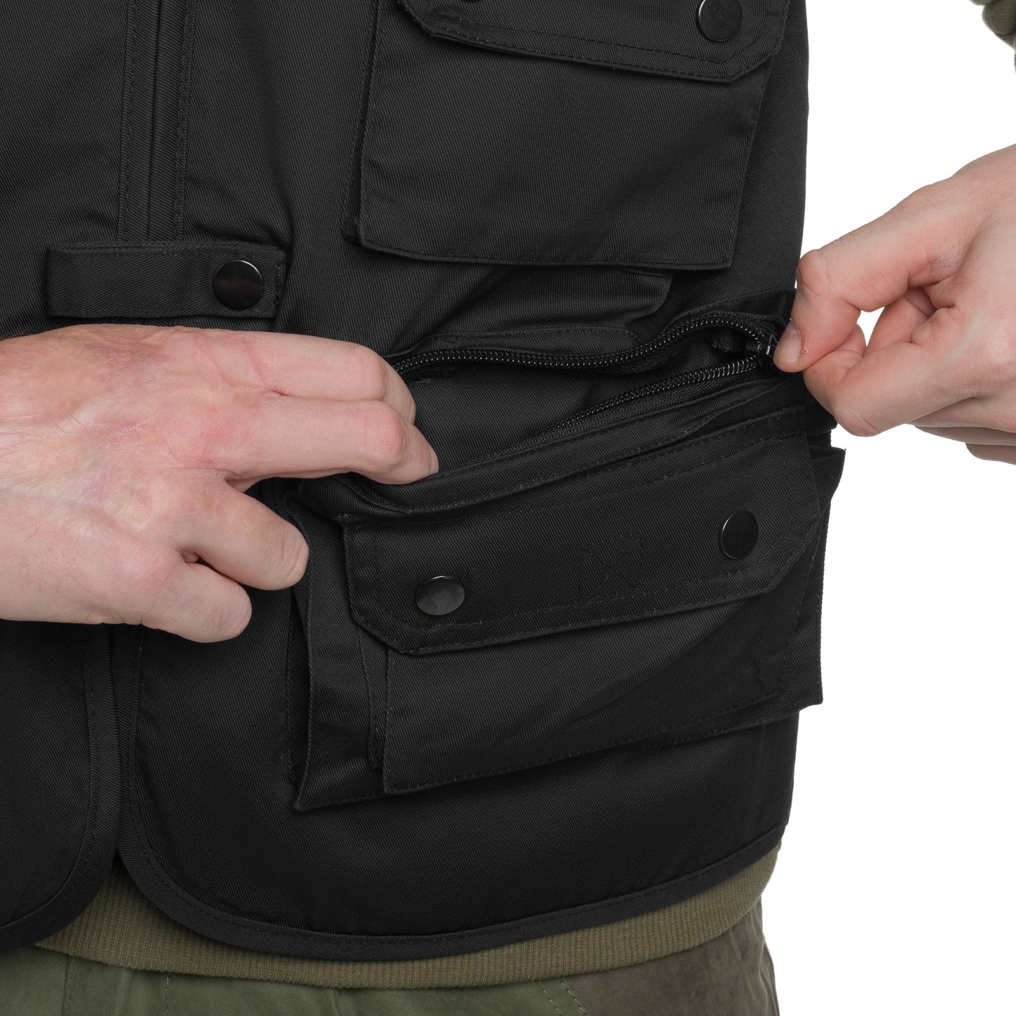 Bezrękawnik Mil-Tec Hunt & Fishing Mesh - Black