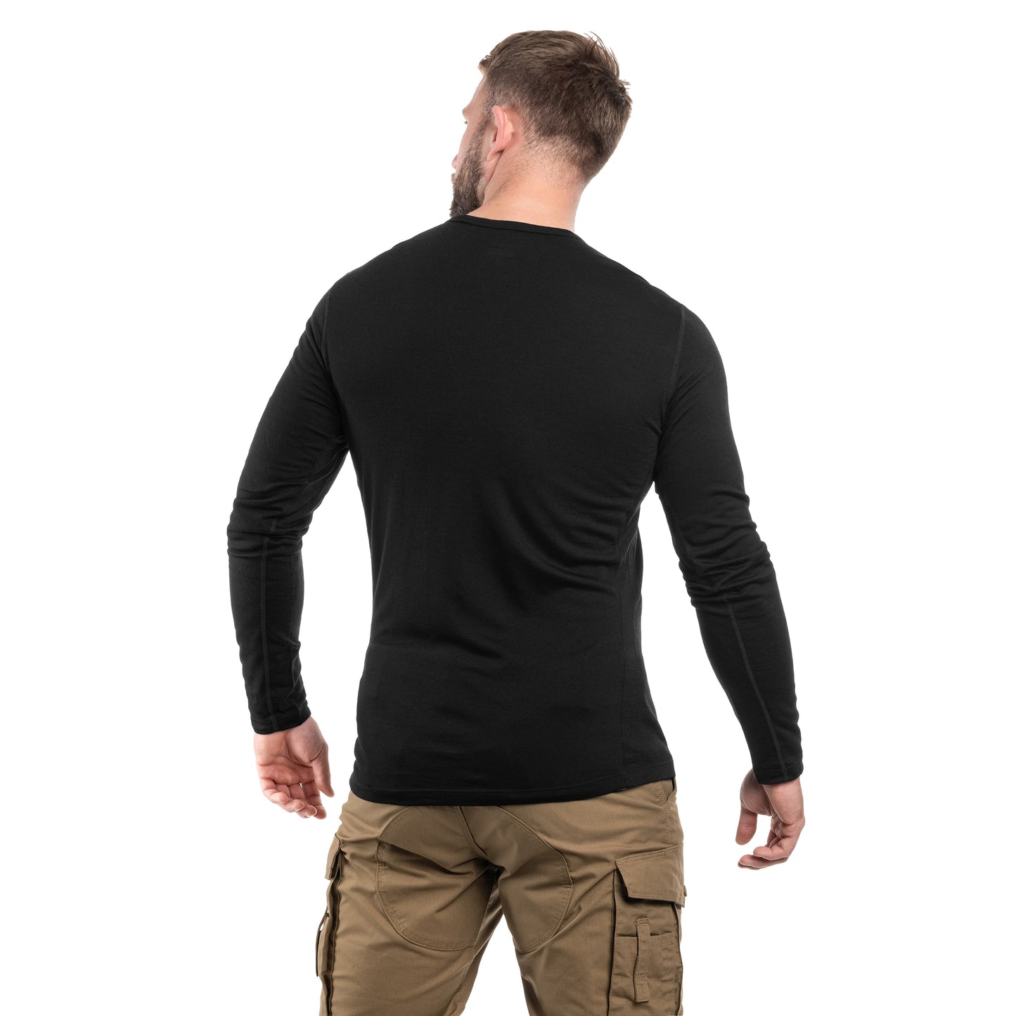 Koszulka termoaktywna Icebreaker Merino 200 Oasis Crewe - Black