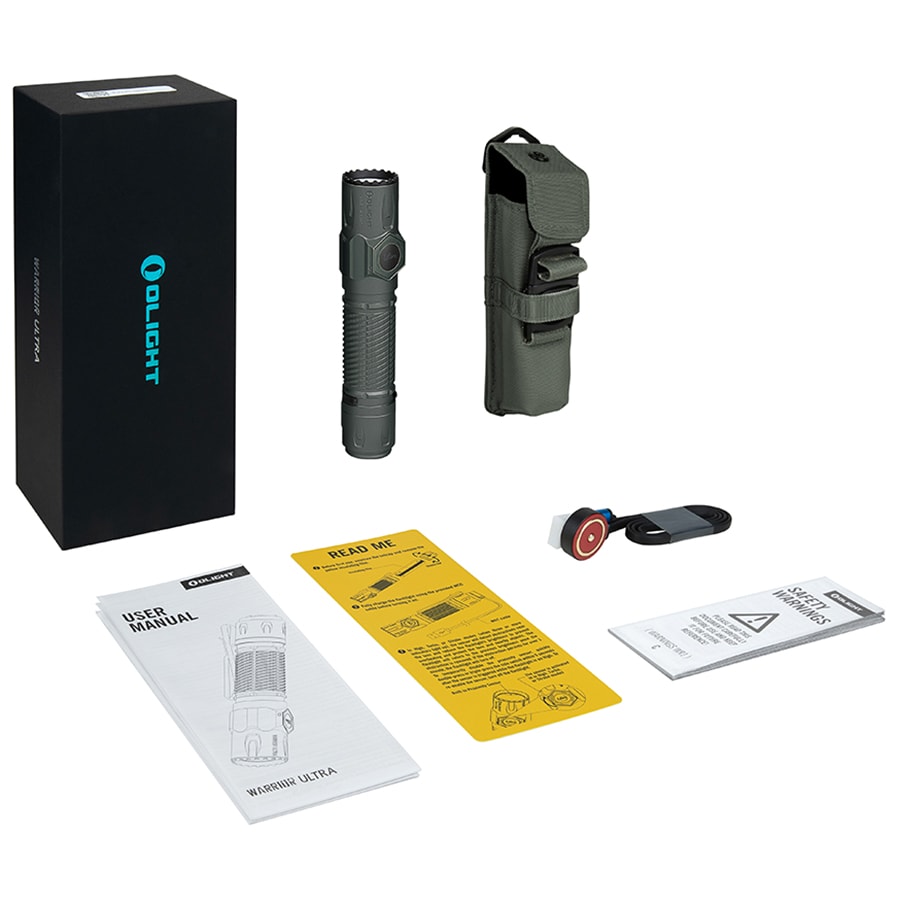 Latarka taktyczna Olight Warrior Ultra Stealth Grey - 2500 lumenów
