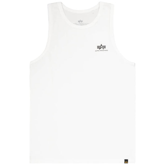 Koszulka Tank Top Alpha Industries Small Logo - White