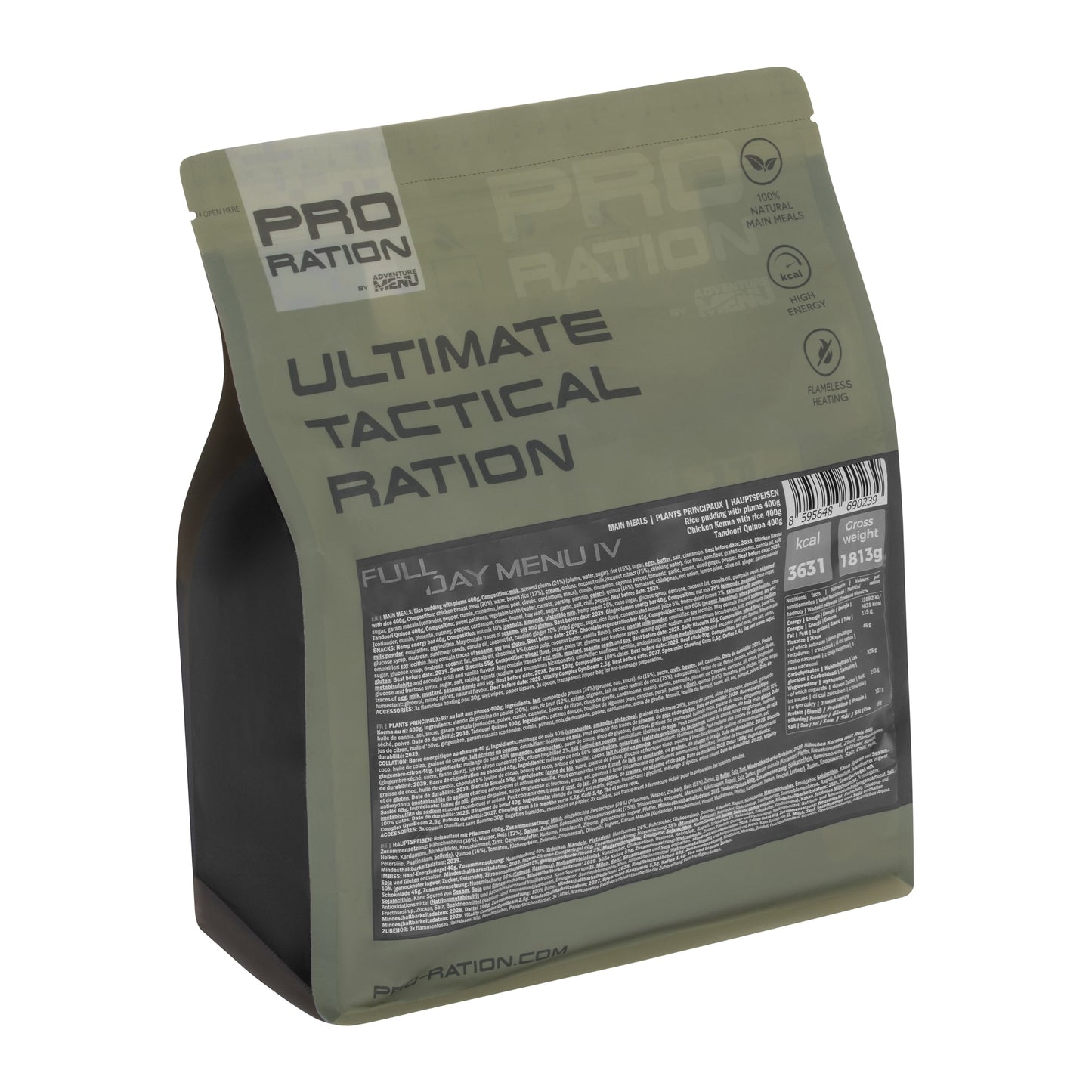 Racja żywnościowa Pro Ration Ultimate Tactical Ration Full-Day Menu IV