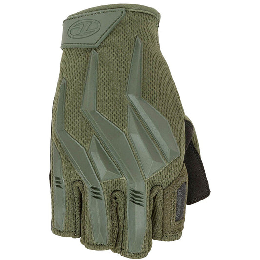 Rękawice taktyczne Highlander Forces Raptor Gloves Half Finger - Olive
