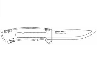 Nóż Mora Bushcraft Black SRT stal nierdzewna