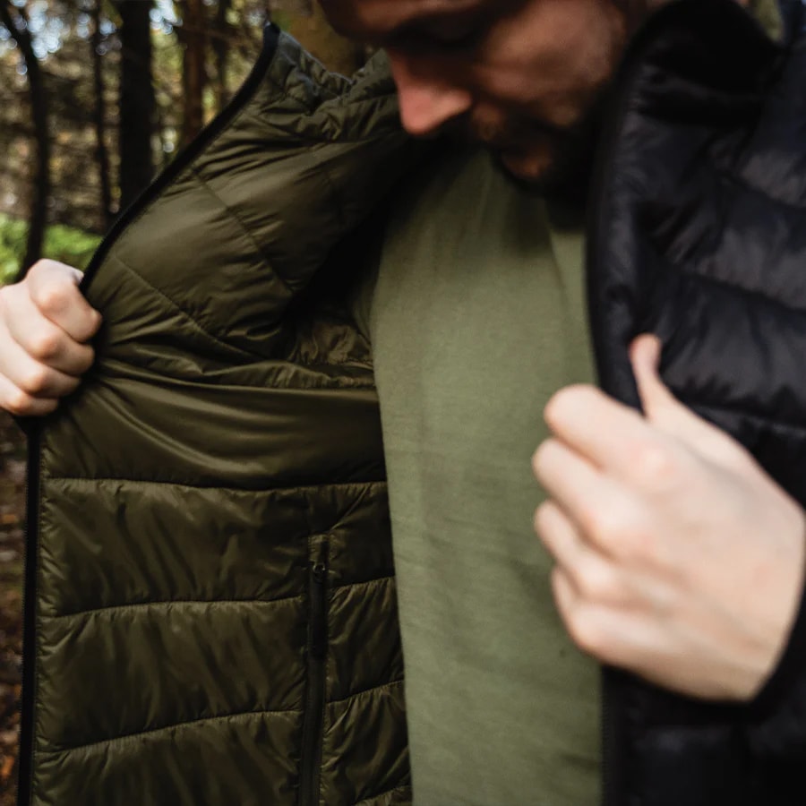 Kurtka Highlander Outdoor Revisible Insulated Jacket - Olive/Black