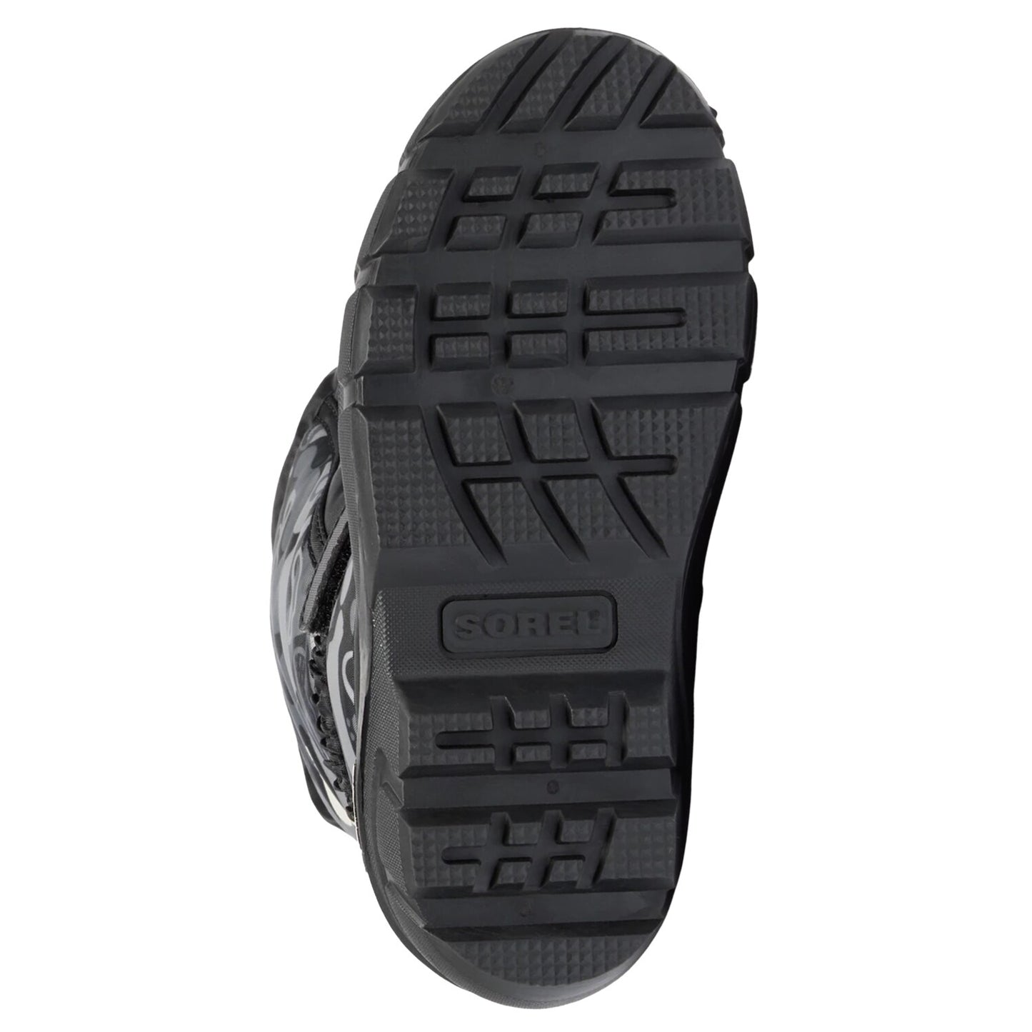 Buty śniegowce dziecięce Sorel Flurry Print Youth Boot - Black/Quarry