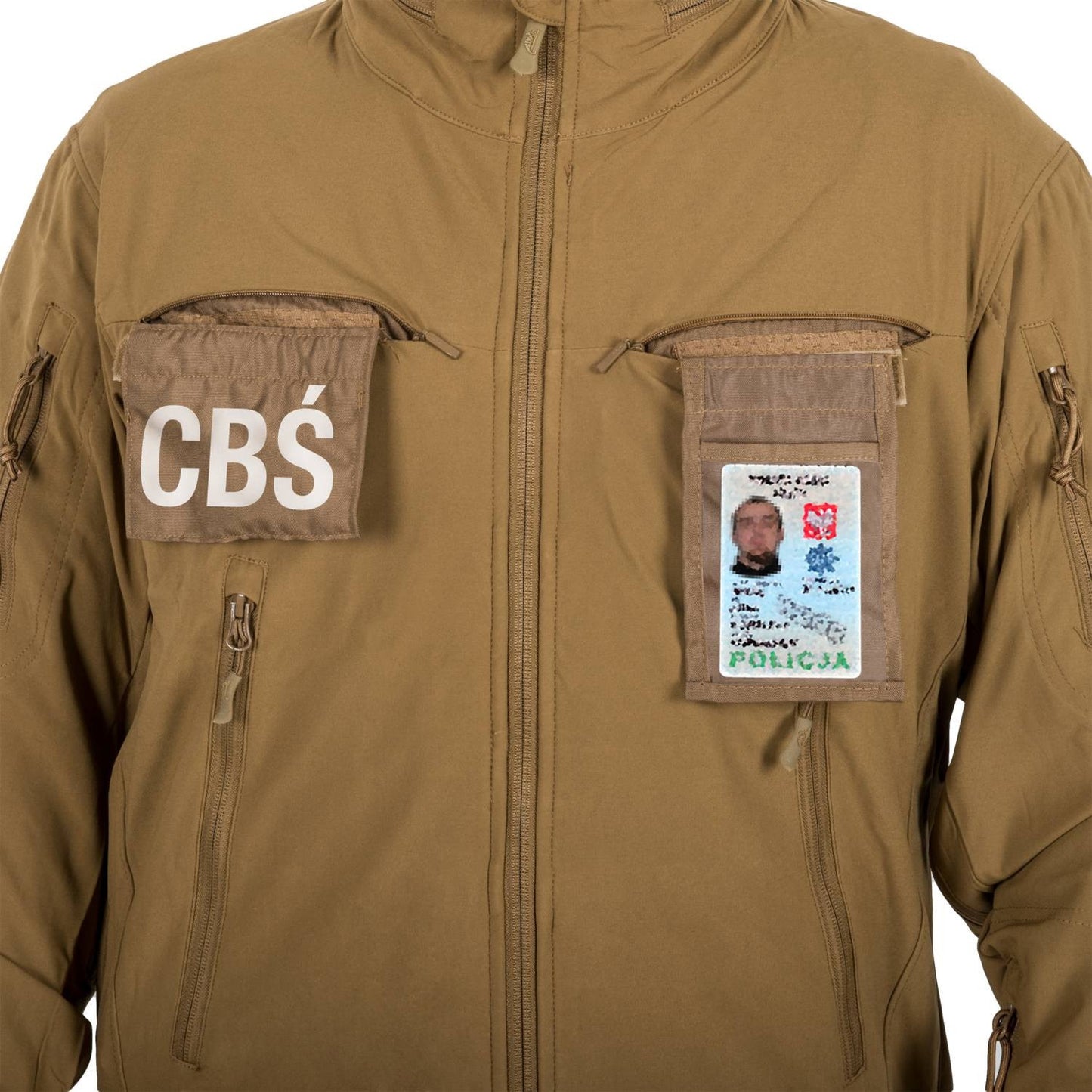 Kurtka Helikon Cougar Softshell Windblocker QSA HID - Coyote