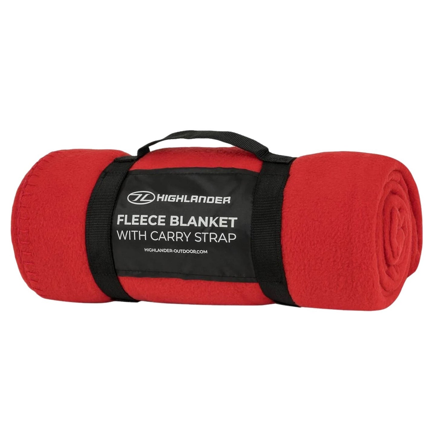 Koc polarowy Highlander Outdoor - Dark Red