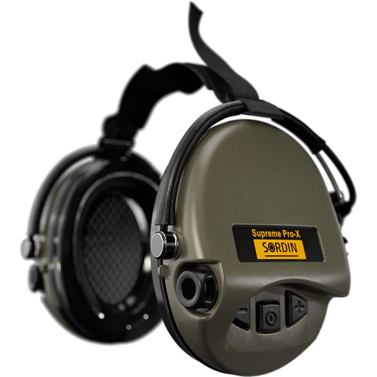 Ochronniki słuchu aktywne Sordin Supreme Pro-X Neckband - Green