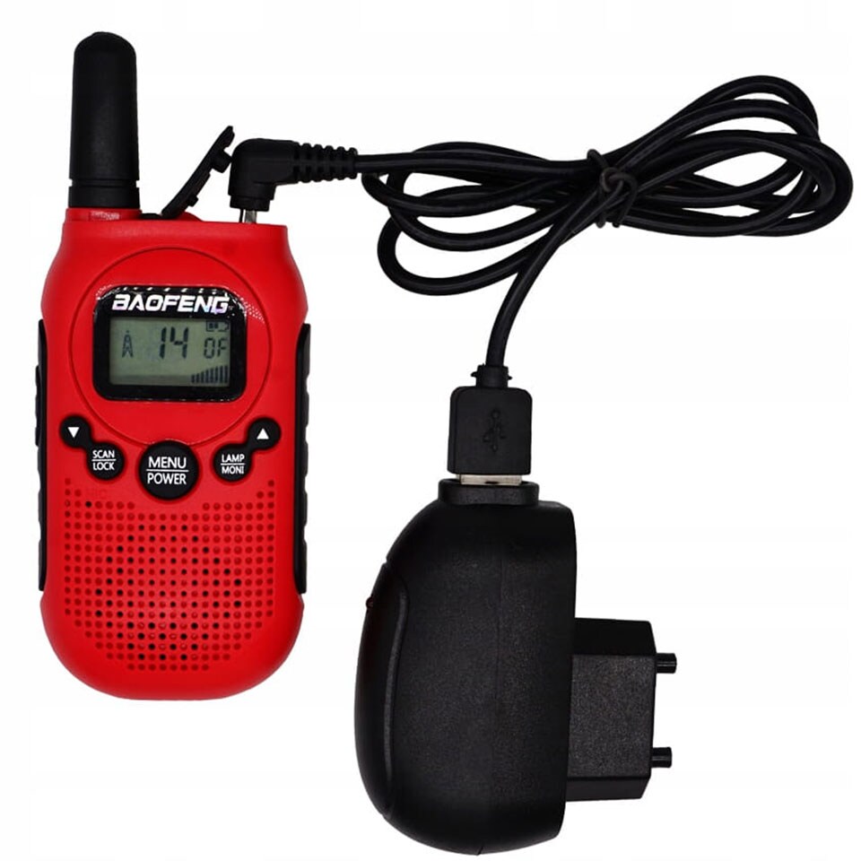 Radiotelefon Baofeng BF-T6 PMR Panda 2 szt. - Red