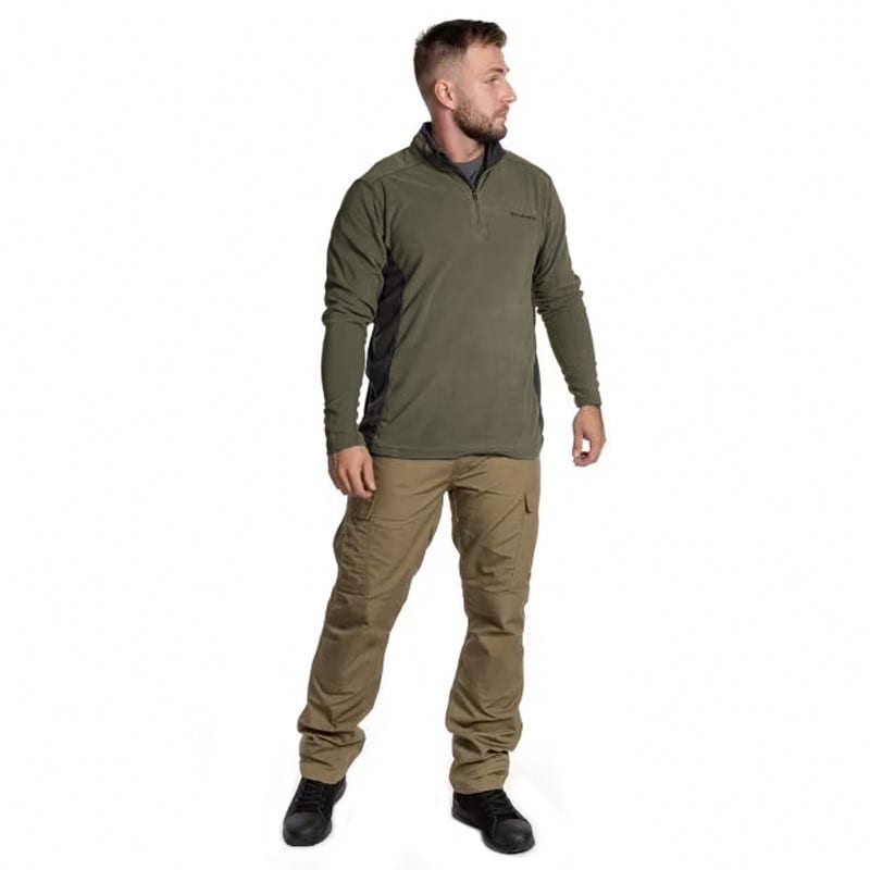 Polar Columbia Klamath Range II Half Zip - Stone Green/Shark